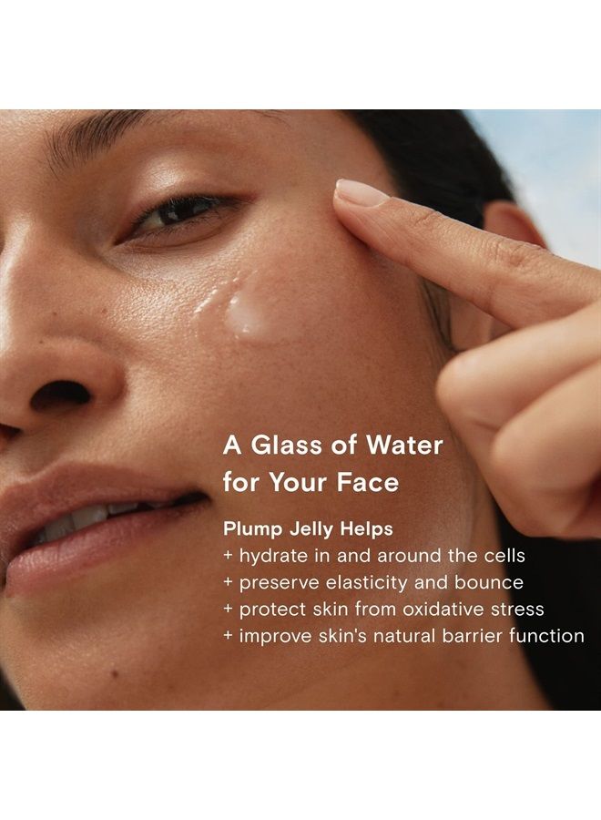 Moon Juice Plump Jelly Hyaluronic Acid Serum for Face | Skin Serum for Hydration, Elasticity & Bounce | Hyaluronic Acid, Peptides & Mushrooms | Clean, Vegan, Cruelty-Free | 30ml (1 fl oz) - Image 2