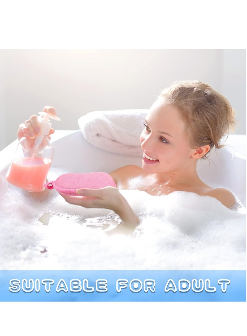 إسكدنيا 4 عبوات إسفنجات استحمام للأطفال، ناعمة وممتصة، طقم متعدد الألوان لجميع الأعمار - Image 4