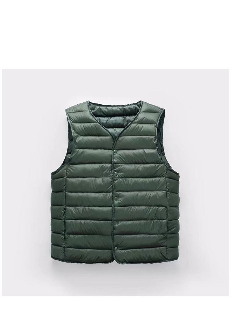 Loquat Autumn Winter Fashion Simple Sleeveless Thermal Vest 