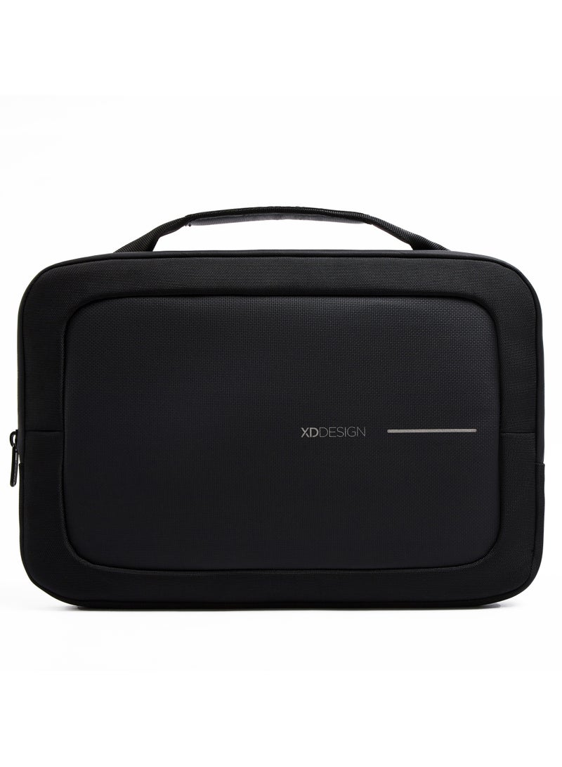 XD DESIGN 14" Laptop Bag | 360 ̊ Impact Protection Lightweight Bag, Water Repellant, Waterproof Zipper, Dual Foam Padding, for Apple MacBook Pro 14" and similar size Laptops - Black - Image 1