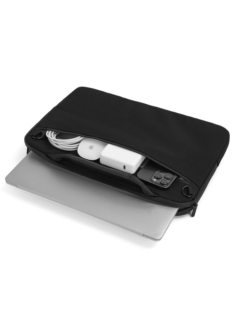 XD DESIGN 14" Laptop Bag | 360 ̊ Impact Protection Lightweight Bag, Water Repellant, Waterproof Zipper, Dual Foam Padding, for Apple MacBook Pro 14" and similar size Laptops - Black - Image 3