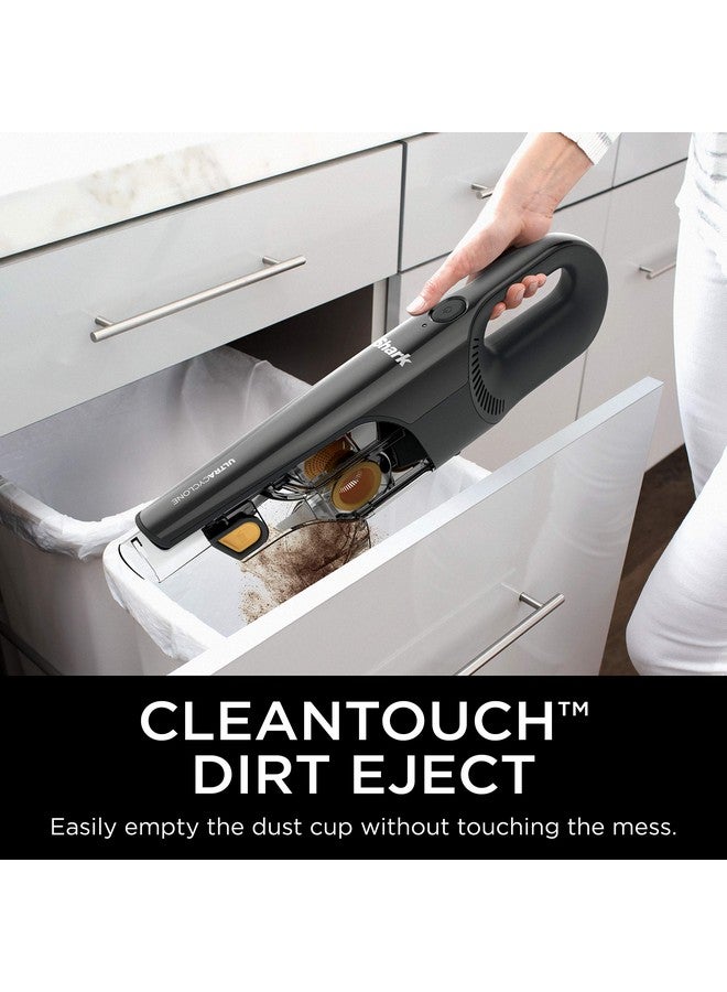 Shark Shark UltraCyclone Pet Pro Plus Cordless Hand Vacuum, Powerful Suction, Handheld Vacuum for Car & Home, Pet Power Brush, Crevice Tool, Scrubbing Brush, XL Dust Cup, Black, CH951  - Image 5