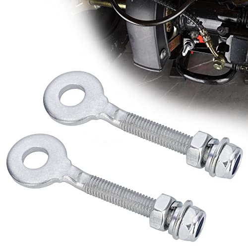 RUTU 10MM M8 Chain Axle Adjuster Compatible with 50cc 70cc 90cc 110cc 125cc 250cc Buyang TaoTao Kazuma Chinese Coolster Peace ATV 4 wheeler Quad Dirt Bike Parts - Image 1