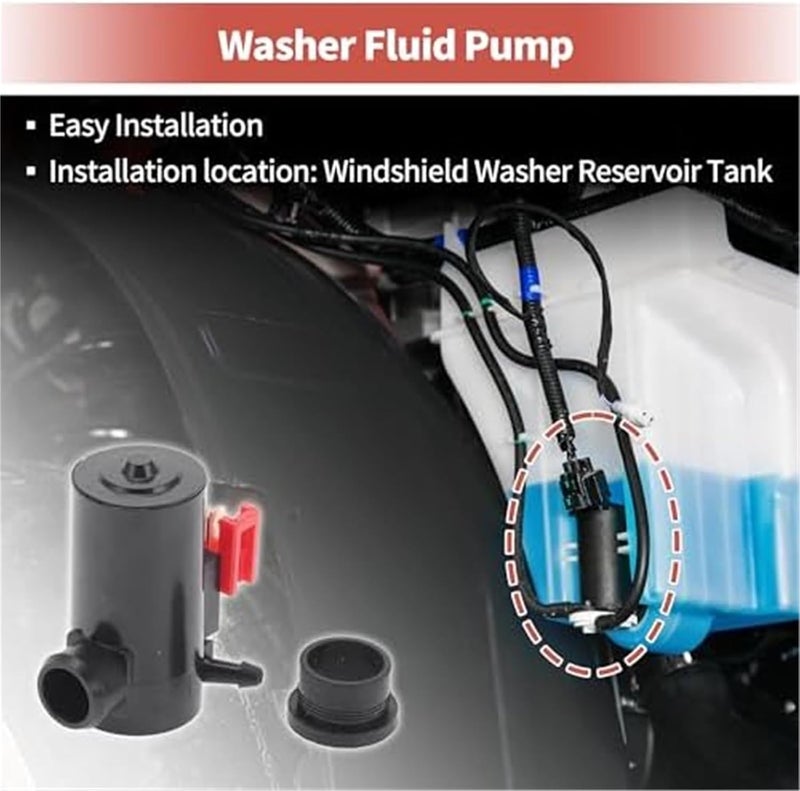 DEMULAX Windshield Washer Pump for Civic and Acura - Image 2