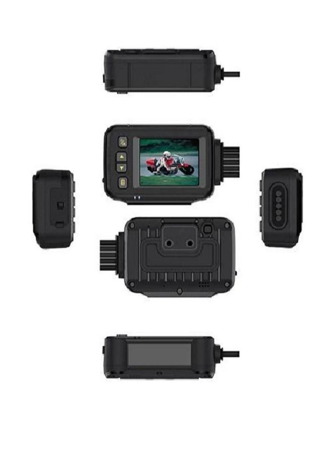 Generic - Waterproof Motorcycle Dash Cam Front + Rear Camera 2 inch Display Motorbike DVR System with G Sensor Parking Monitor - Image 1