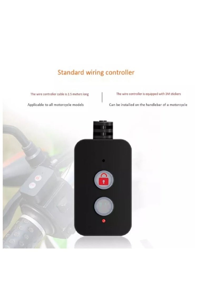 Generic - Waterproof Motorcycle Dash Cam Front + Rear Camera 2 inch Display Motorbike DVR System with G Sensor Parking Monitor - Image 1