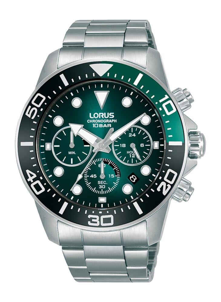 LORUS ساعة لوروس دت جريديشن صن رايز للرجال RT341JX9 أنالوج كوارتز من الفولاذ المقاوم للصدأ - Image 1