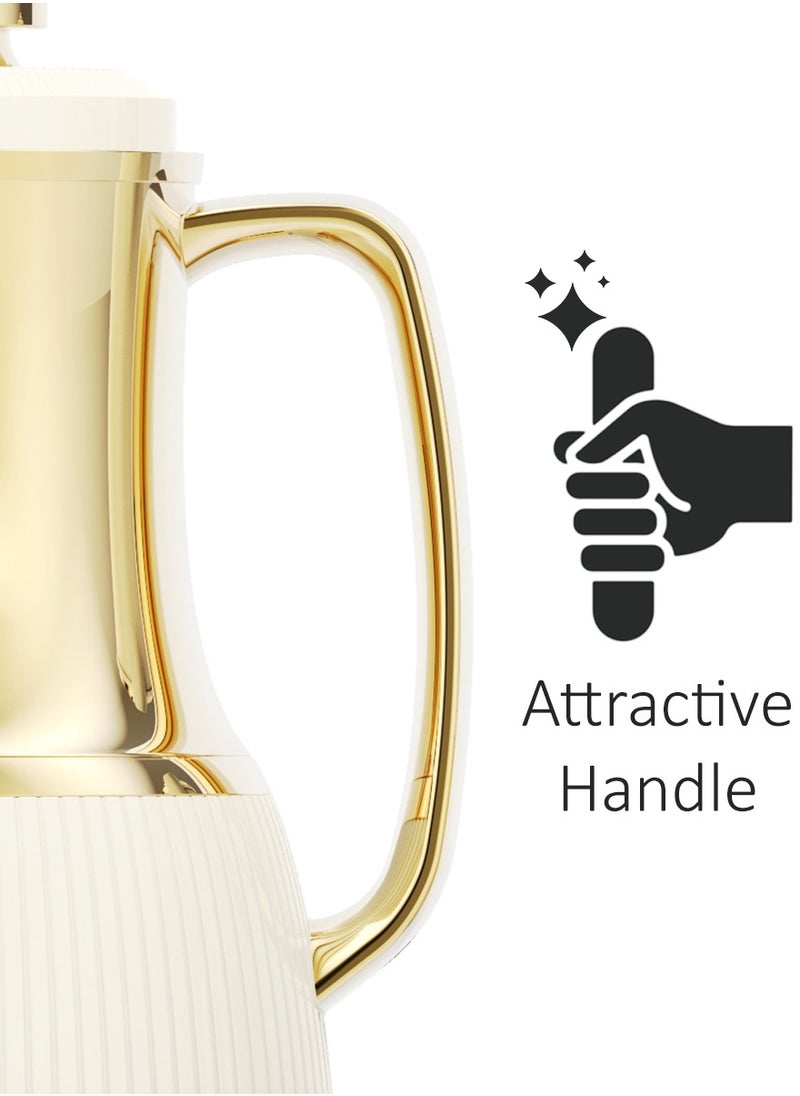 BLACKSTONE - Set of 2 Flask 1L Capacity Leakproof Button Locking Design 1-Year Warranty - Image 1