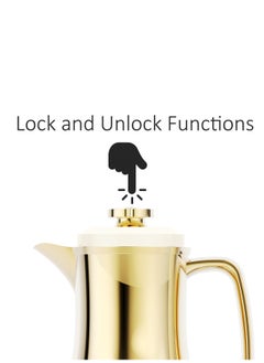 BLACKSTONE Set of 2 Flask 1L Capacity Leakproof Button Locking Design 1-Year Warranty  - Image 5