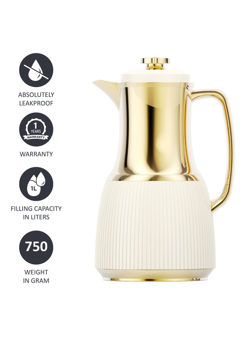BLACKSTONE - Set of 2 Flask 1L Capacity Leakproof Button Locking Design 1-Year Warranty - Image 1