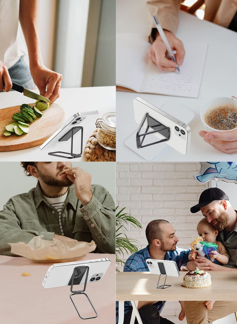 SYOSI Finger Grip Phone Holder Magnetic Phone Grip Holder Stand Finger Kickstand Tablet Stands Ultra-Thin 360° Rotation Phones Back Grip - Image 5