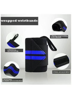 SportQ SPORTQ®️ Adjustable Compression Wrist Straps Weightlifting Boxing Gymnastics Typing Rust Gym  - Image 4