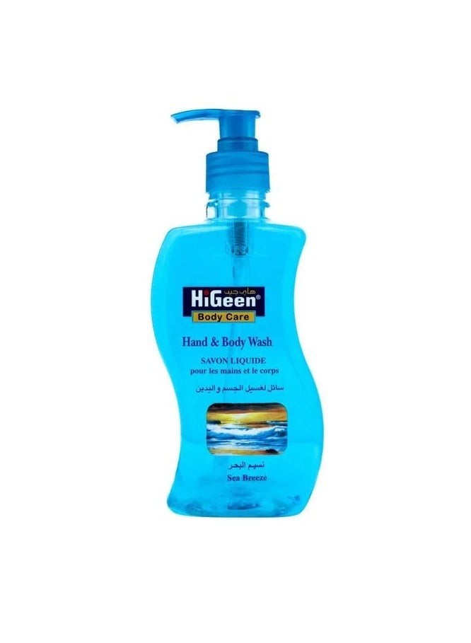 Higeen Antibacterial Sea Breeze Hand and Body Wash - 500ml - Image 2