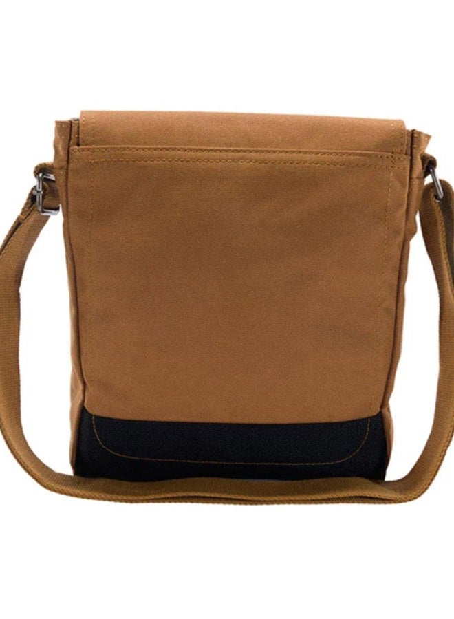 MADECA Unisex Snap Crossbody Bag Brown One Size - Image 2