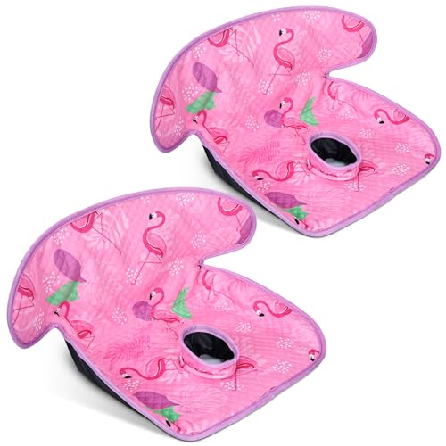 COOLBEBE Infant Car Seat Protector for Potty Training, 2 Pack Dry Waterproof Car Seat Liner Toilet Training for Baby Infant, Piddle Pads Cover Car Seat Pad for Strollers & Carseat (Pinkish Purple) - Image 1