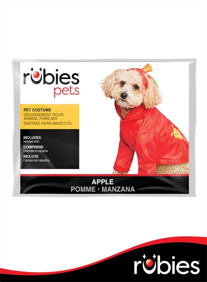 Rubies Apple Pet Hoodie Costume for Dogs or Cats, Small - Image 3