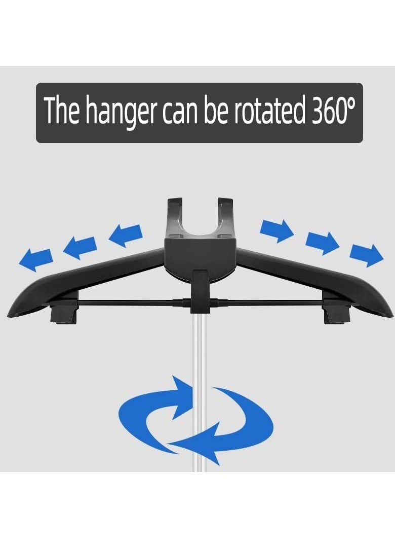 Arabest Handheld Garment Steamer Rack + Iron Proof Gloves, Hangers for Steaming Clothes, Vertical Cloth Steamer Hangers, Folding Garment, Drying Racks, Handheld Hanging Ironing Machine Hangers - Image 5