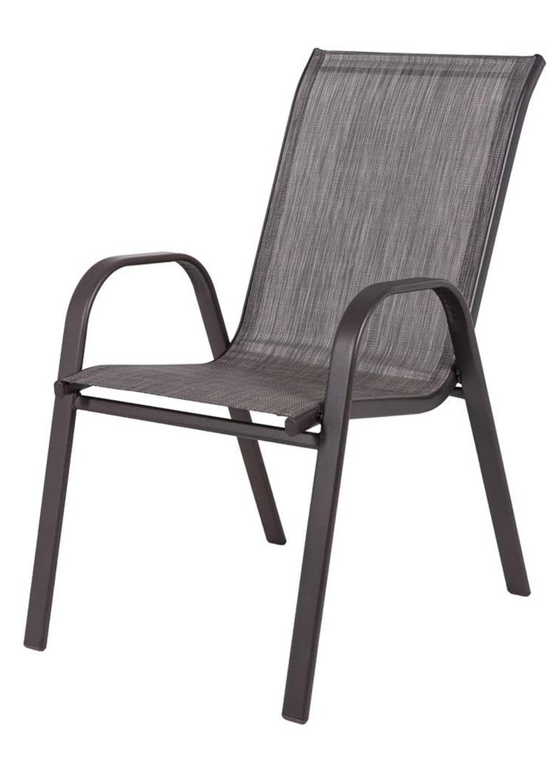 Living Set of 4 Pieces Patio Outdoor Dining Chairs  - Image 3
