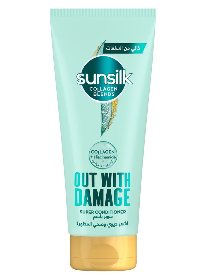 Sunsilk Out With Damage Super Conditioner 170ml - Image 1