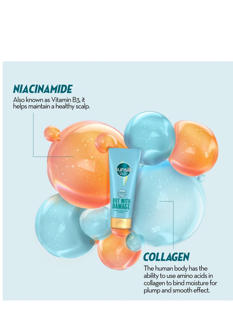 Sunsilk Out With Damage Super Conditioner 170ml - Image 4