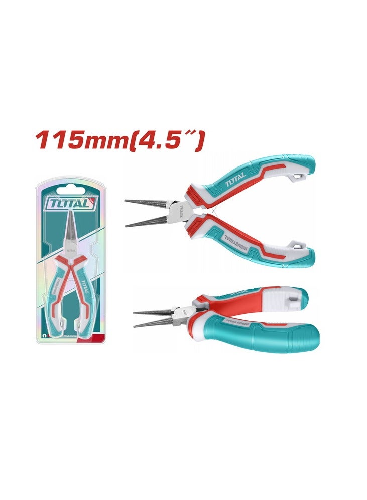 TOTAL THTMN656 4.5" Long Twisted Nose Electronics Pliers