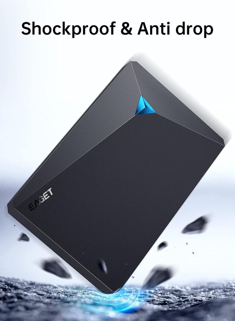 إيجيت EAGET Portable 500GB External Hard Drive, High Speed 2.5inch USB3 Gaming HDD for Laptops/Computers/Mac/PS5/PS4/Xbox/Switch etc - Image 3