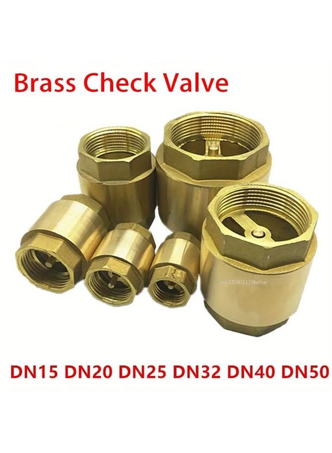 DN25 G1 صمام فحص نحاسي مضاد للارتجاع لأنظمة ري أحواض السمك 1 2 3 4 بوصة - Image 3