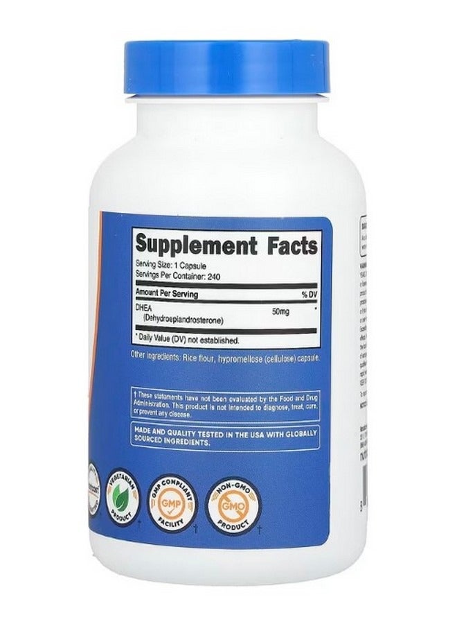 Nutricost DHEA 50 mg 240 Capsules - Image 2