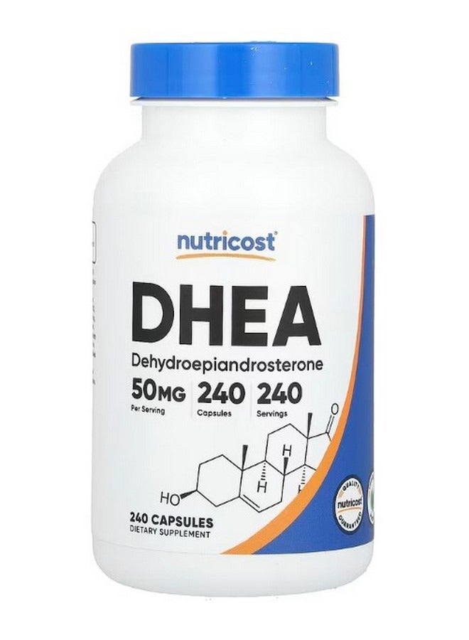 Nutricost DHEA 50 mg 240 Capsules - Image 1