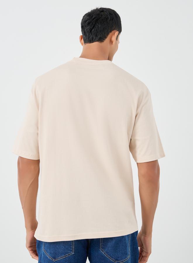 Styli Styli Pure Cotton Crew Neck Oversized T-Shirt - Image 5
