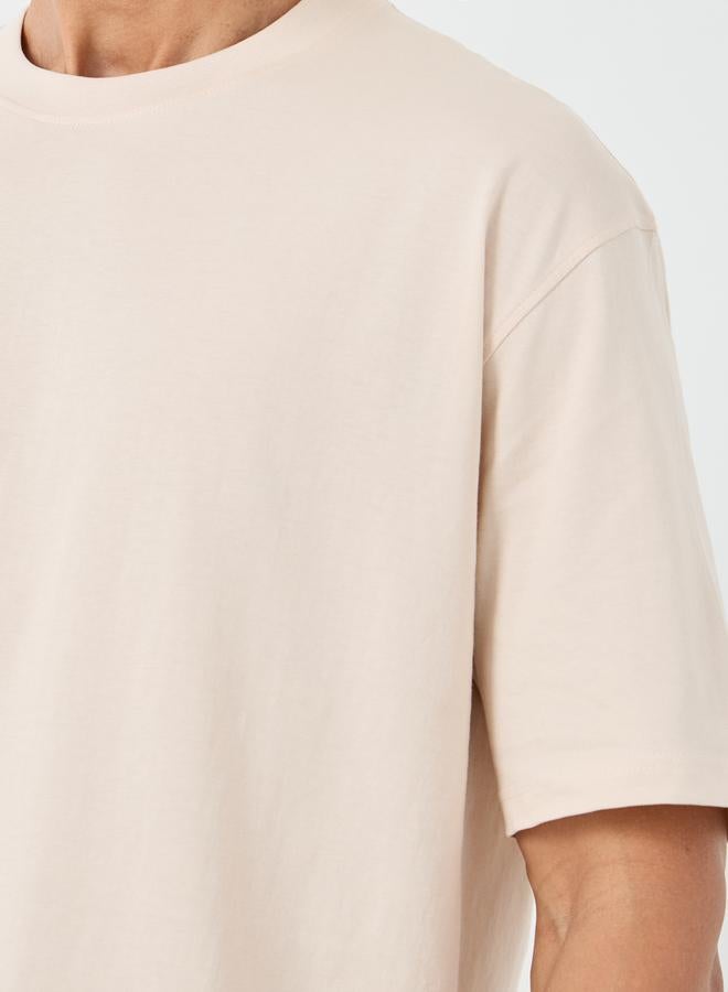 Styli Styli Pure Cotton Crew Neck Oversized T-Shirt - Image 4