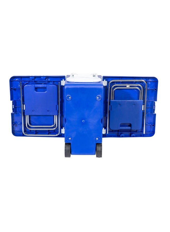 دي بي تي طاولة تخييم قابلة للطي مع صندوق تبريد سعة 28 لترًا وكراسي - Image 4