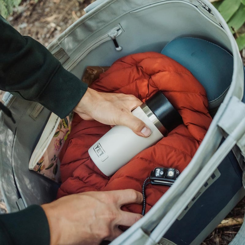 YETI Rambler 12 oz (355 ml) Travel Bottle with Leak-Proof Commuter Lid, Vacuum Insulated Stainless Steel Thermal Flask - White - Image 5