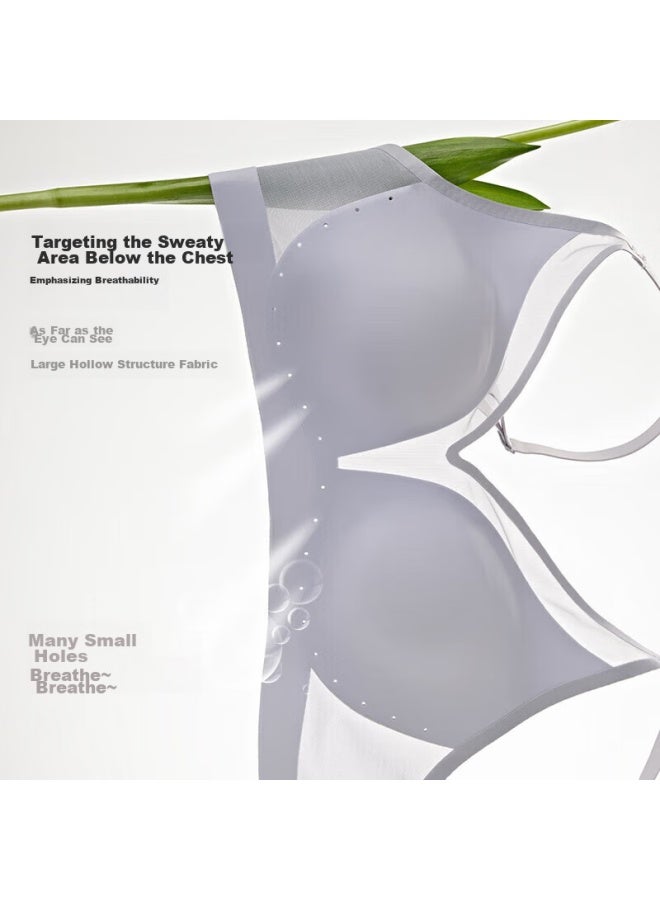 Aimer Lightweight, Seamless, Breathable, Wireless, Minimizing, Soft Support Bra For Spring And Summer - Image 3