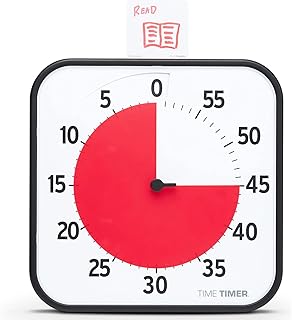TIME TIMER 12 inch Visual Timer 60 Minute Kids Desk Countdown Clock with Dry Erase Activity Card, Also Magnetic for - Image 1