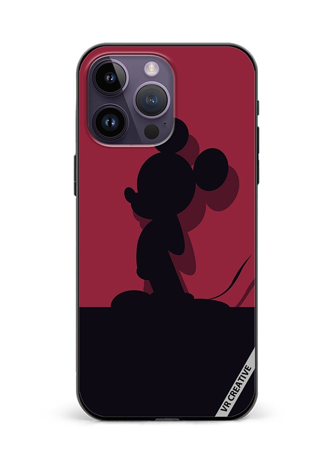 VR CREATIVE Protective Case Cover For Apple iPhone 16 Pro Max Mickey Red Design Multicolour