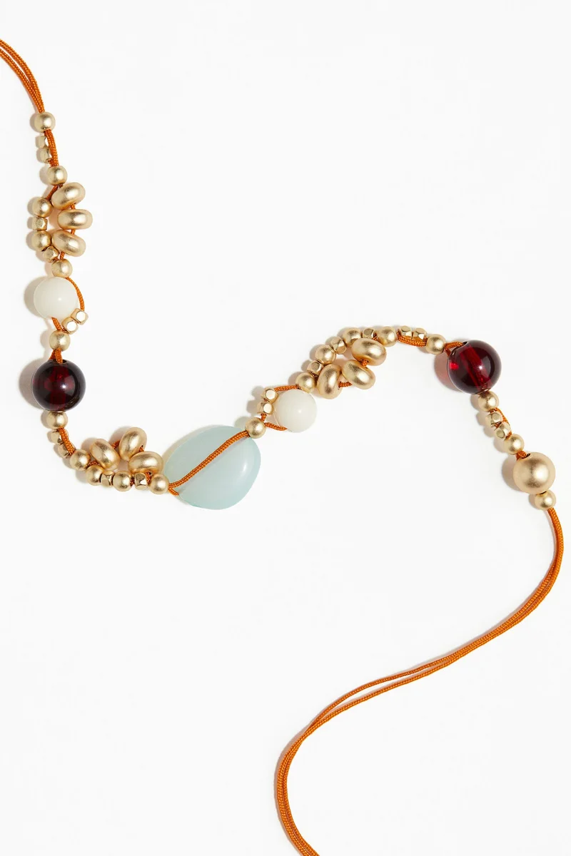 H&M Beaded cord necklace