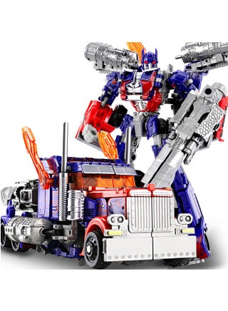 High-Quality Alloy Deformation Car Robot Action Figure Collectible Toy with 25+ Points of Articulation, Diecast Metal Parts & Light-Up Features - Convertible Between Sports Car & Robot in 12 Steps - for Kids Ages 8+ - view 3