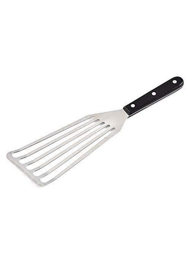 P-Plus International Fish Spatula 2-Piece Stainless Steel Fish Slice Flexible Fish Turner, 12.5" Long Slotted Spatula for Turning & Flipping Big + Small - Image 3