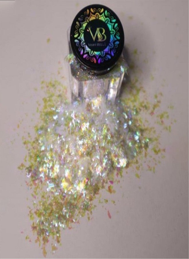 Veoni Belle Multichrome Duochrome eyeshadow flakes pigment (Sun light Flakes) - Image 4