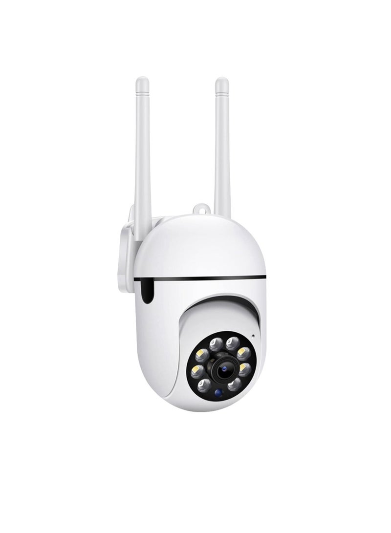 Generic 1080p Wireless Dome Camera, 360 Degree View Outdoor Camera, Wifi Surveillance Cam With Motion Monitoring Function, Portable Wifi Cameras For Home Office Security, (1pc) - Image 1