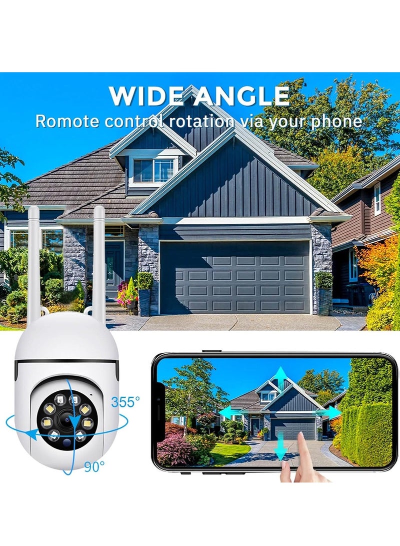 Generic 1080p Wireless Dome Camera, 360 Degree View Outdoor Camera, Wifi Surveillance Cam With Motion Monitoring Function, Portable Wifi Cameras For Home Office Security, (1pc) - Image 2