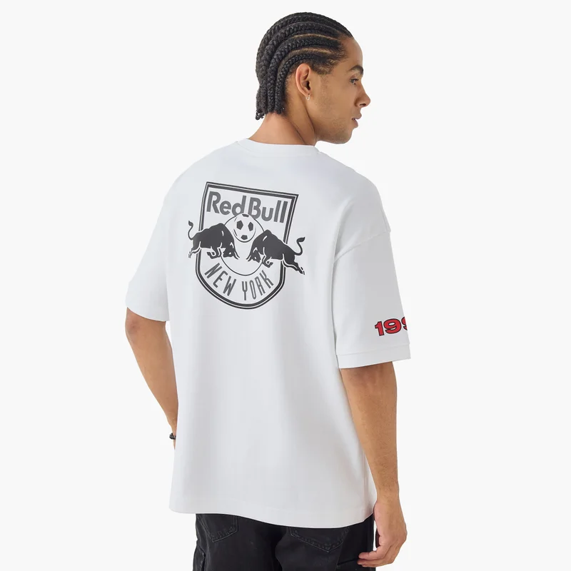 اس بي كاركترز New York Red Bulls Print Crew Neck T-shirt
