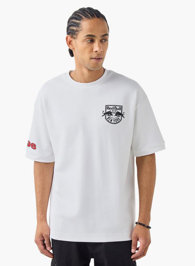 اس بي كاركترز تيشيرت برقبة دائرية بطبعة نيويورك ريد بولز - Image 3