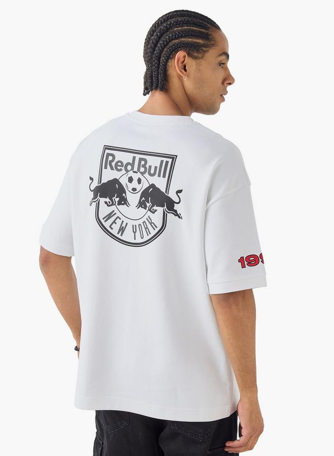 اس بي كاركترز تيشيرت برقبة دائرية بطبعة نيويورك ريد بولز - Image 1