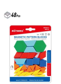 MOTARRO Magnetic Pattern Blocks 48pcs - MA040-4  - Image 1