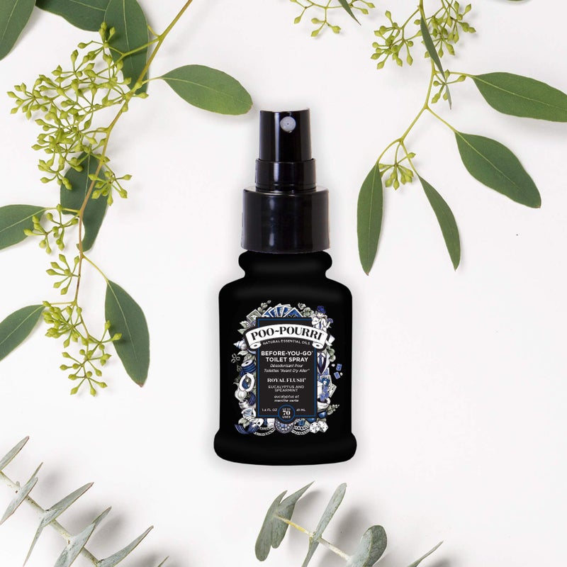 Poo-Pourri بخاخ المرحاض بoo-Pourri قبل أن تذهب، Royal Flush، 2 أونصة سائلة - الكافور والنعناع - Image 2