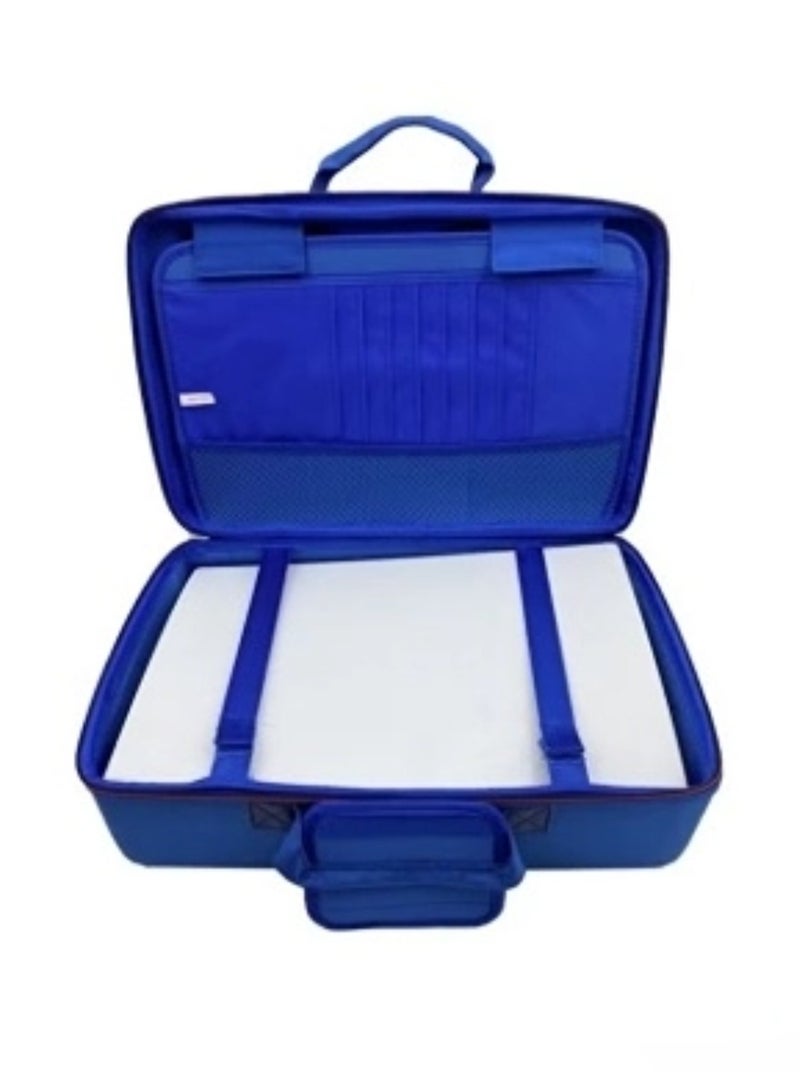 BEILINGDUN PS5 Bag - Game Console Storage Box - Portable Handbag - Large Capacity（Blue）  - Image 3