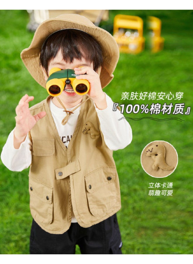 Doodle Home kids Vest - Autumn Girls' Vest, Stylish Boys' Sleeveless Jacket, Trendy Baby Top For Fall - Image 1