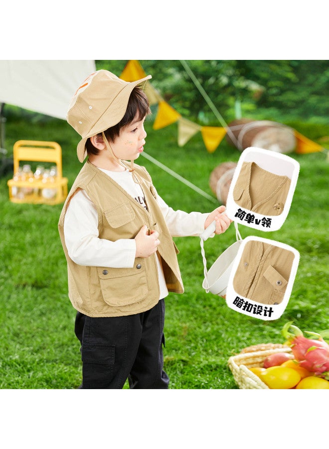 Doodle Home kids Vest - Autumn Girls' Vest, Stylish Boys' Sleeveless Jacket, Trendy Baby Top For Fall - Image 3